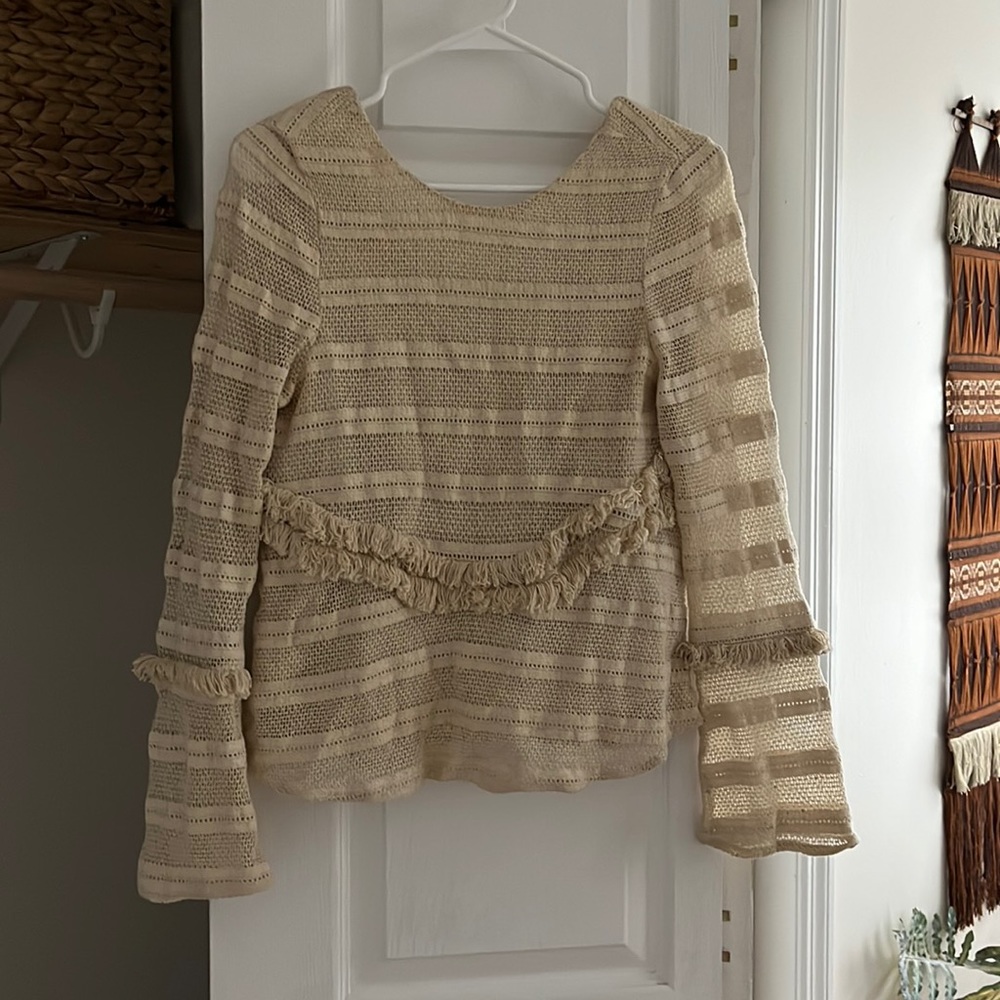 Zara Fringe Top